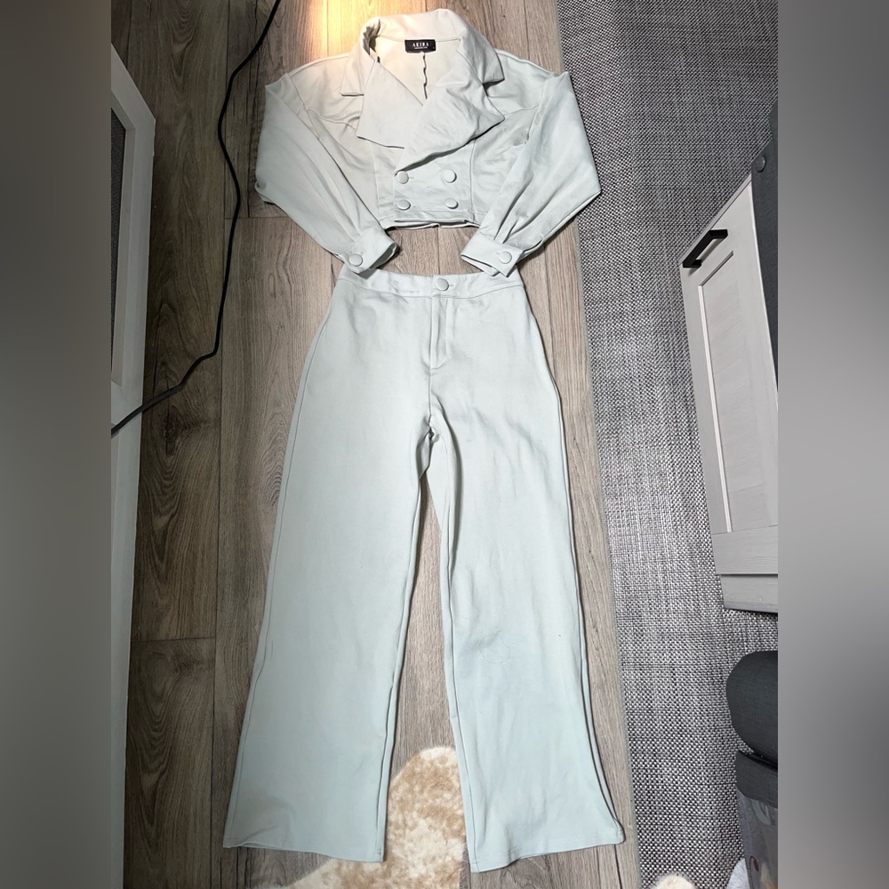 Akira mint green suit both size small - Picture 2 of 3